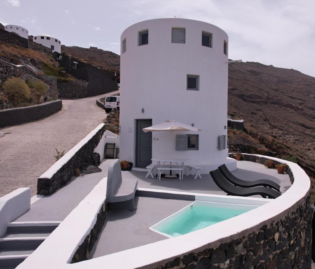 Anemos Windmill Villa Vúrvulosz Kültér fotó