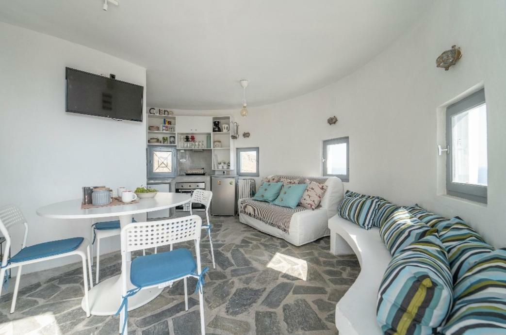 Anemos Windmill Villa Vúrvulosz Kültér fotó